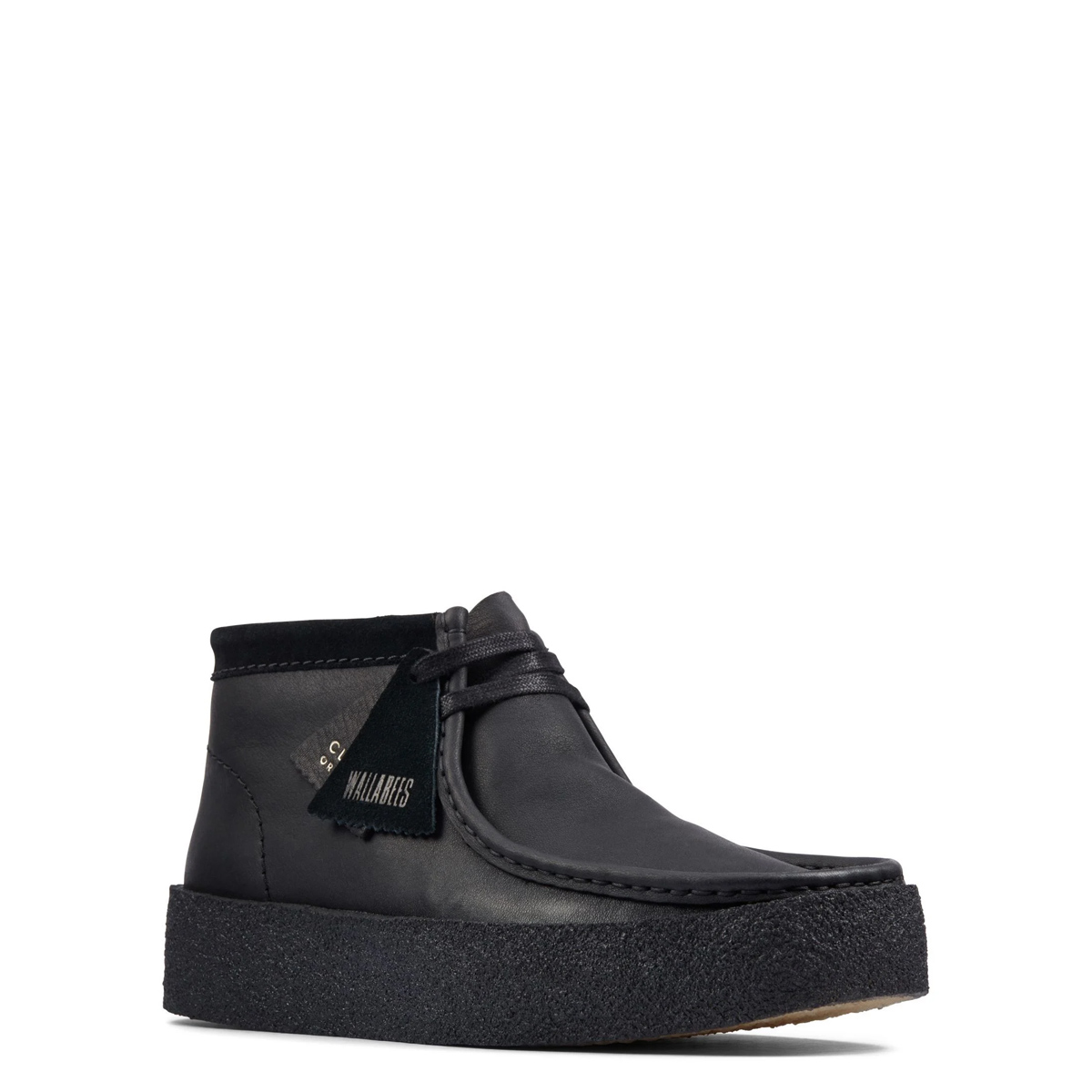 Scarpa Wallabee Cup Bt Black Leather - 2