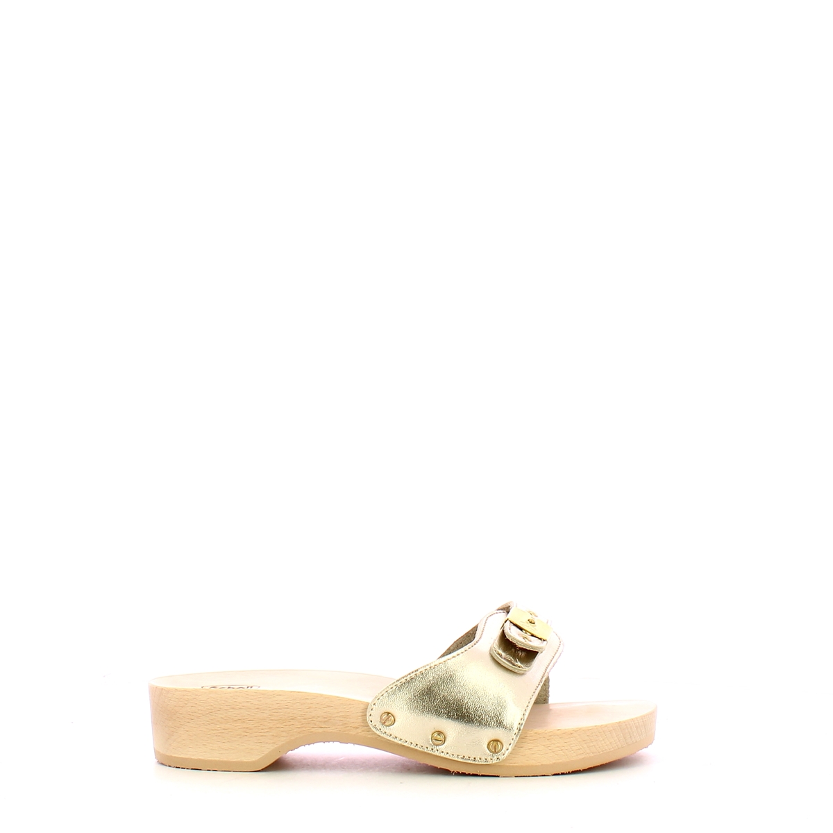 Zoccolo Pescura Heel Light Gold