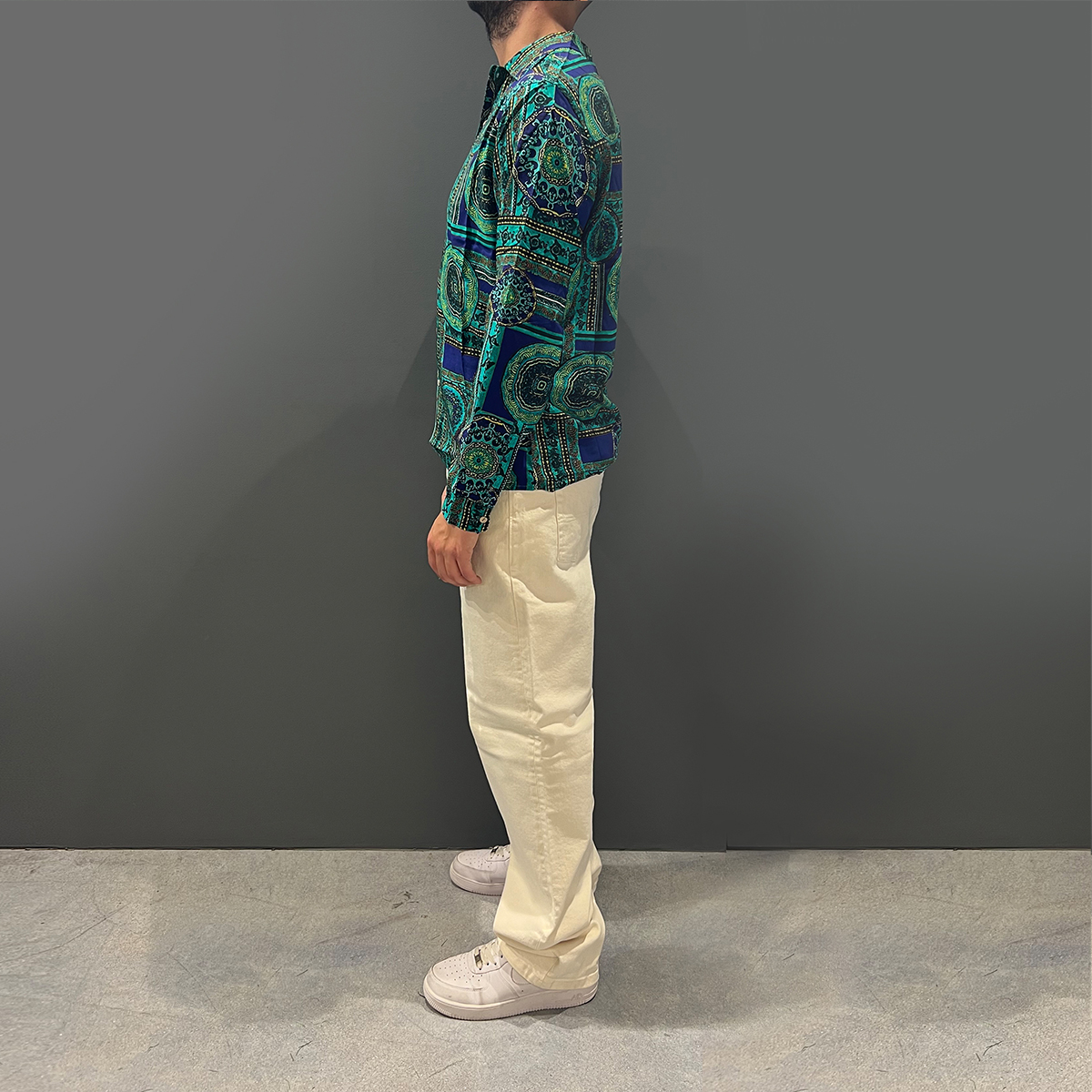 Camicia Long Sleeve Shirt Oasis Green