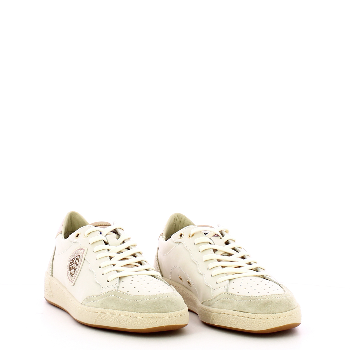 Sneakers Olympia 11 suede White Nude