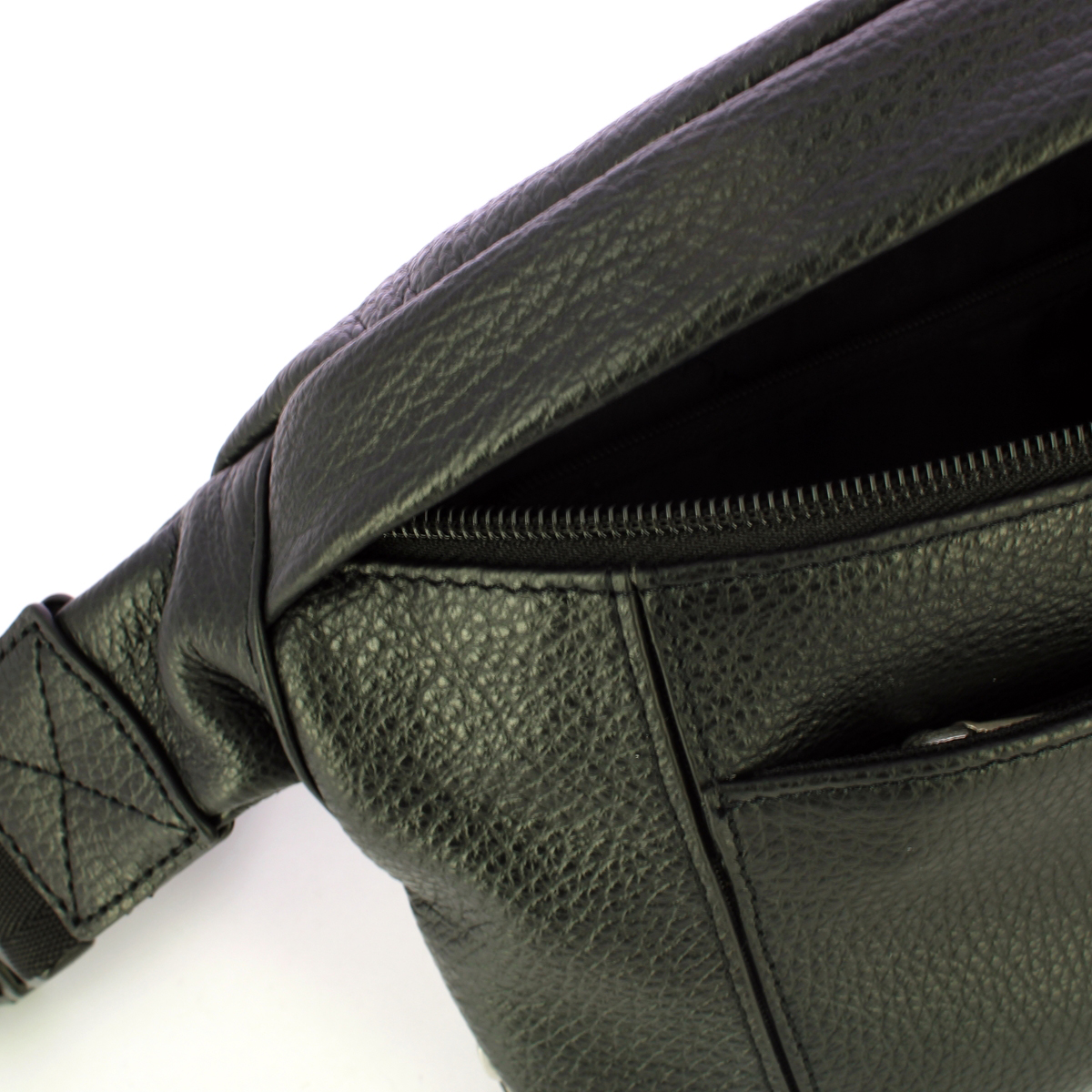 Marsupio in pelle Nero