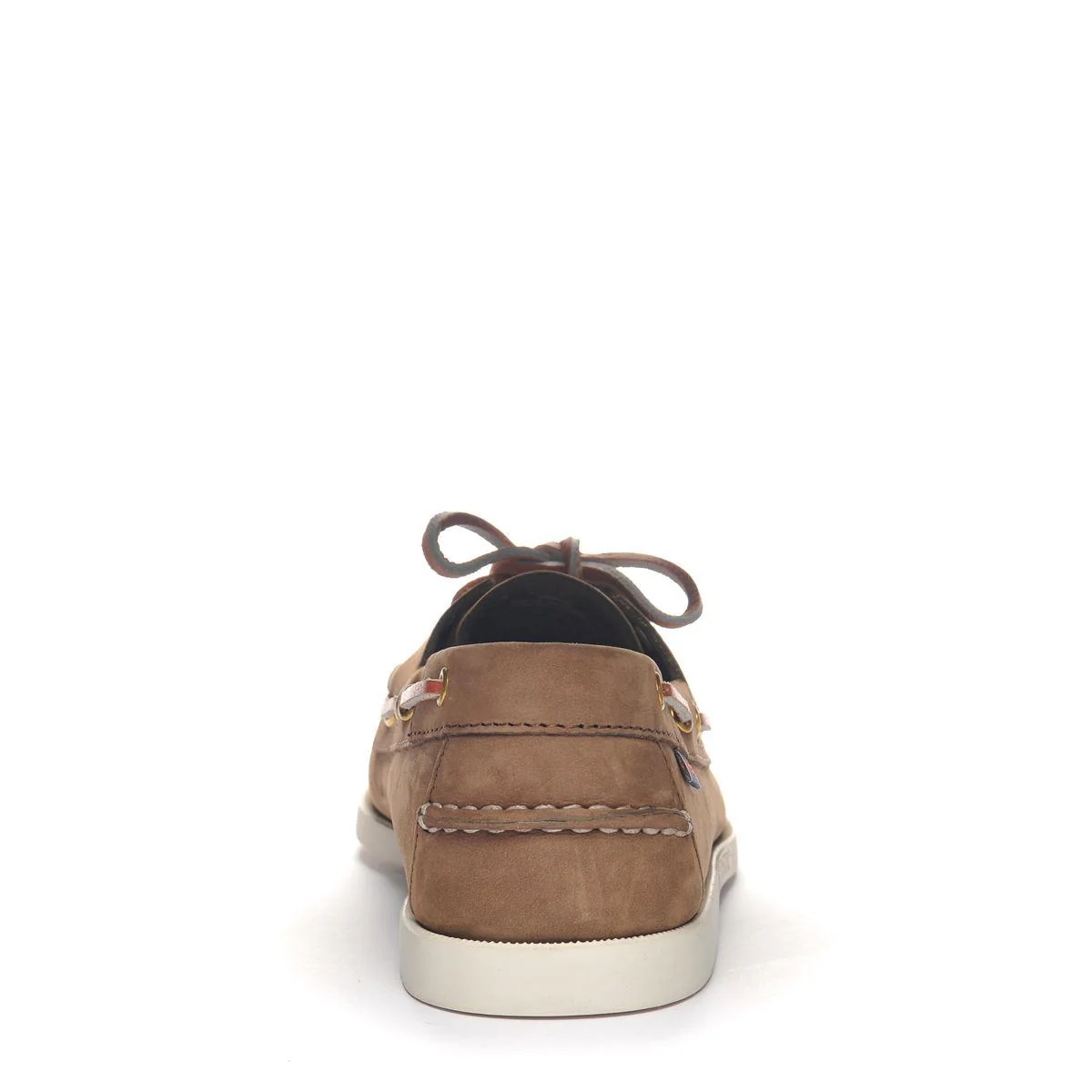 Portland Nubuck Brown Seal Yellow Boat Shoe