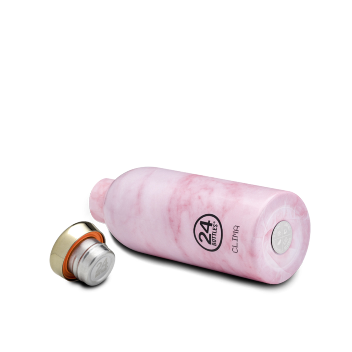 24 Bottles Clima Bottle Marble Pink 500 ml - 3 24 Bottles Clima Bottle Marble Pink 500 ml - 3