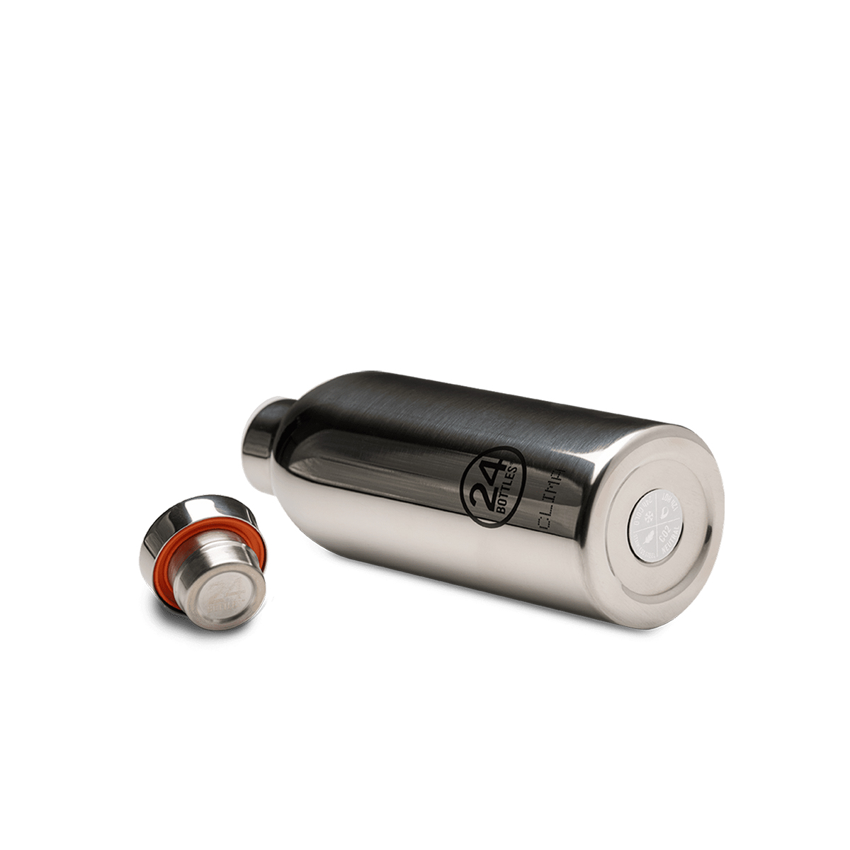 24 Bottles Clima Bottle Mirror Steel 500 ml - 2 24 Bottles Clima Bottle Mirror Steel 500 ml - 2