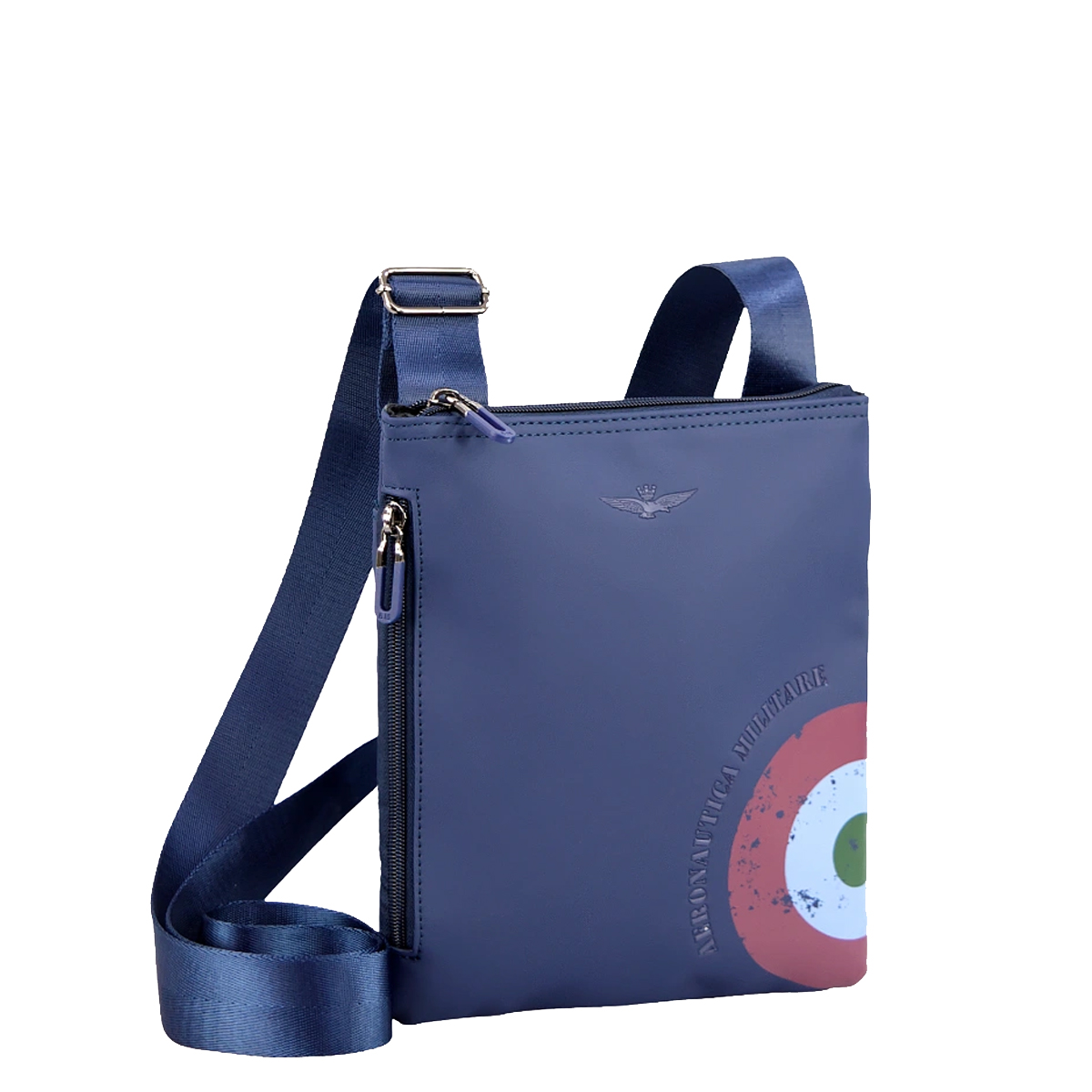 Aeronautica Militare Borsello piatto Runway Blue - 1 Aeronautica Militare Borsello piatto Runway Blue - 1