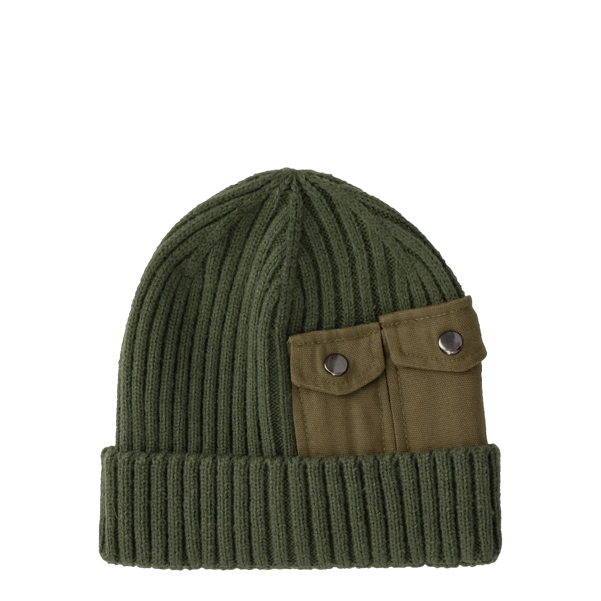 ALIN Cuffia Utility Beanie Dark Olive - 1 ALIN Cuffia Utility Beanie Dark Olive - 1
