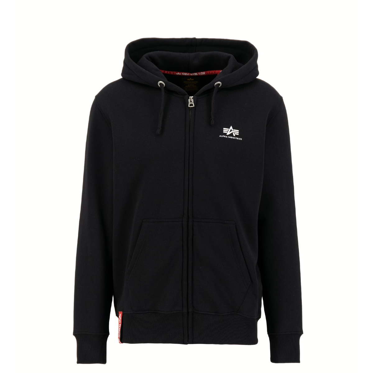 ALIN Felpa Basic Zip Black - 1 ALIN Felpa Basic Zip Black - 1
