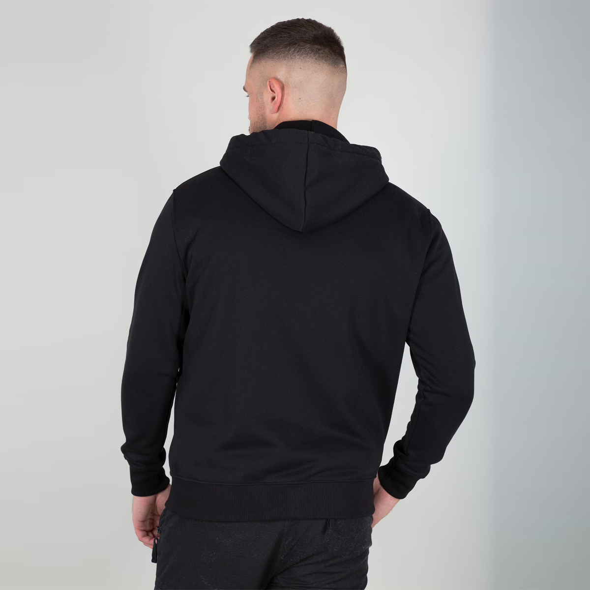 ALIN Felpa Basic Zip Black - 3 ALIN Felpa Basic Zip Black - 3