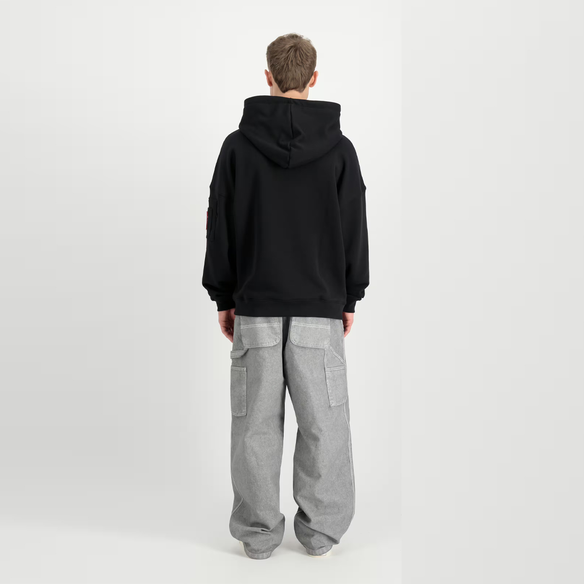 ALIN Felpa Alpha Essentials RL Black - 4 ALIN Felpa Alpha Essentials RL Black - 4