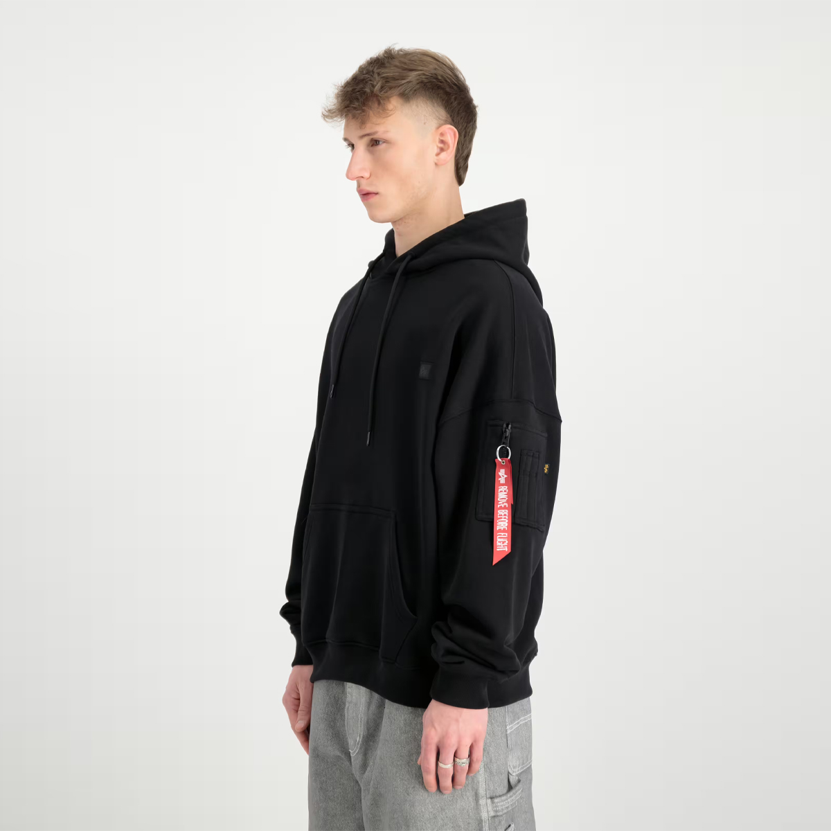 ALIN Felpa Alpha Essentials RL Black - 5 ALIN Felpa Alpha Essentials RL Black - 5