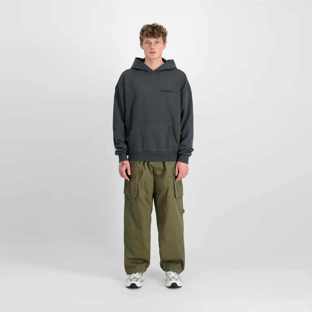 ALIN Pantaloni Ripstop Patchwork Dark Olive - 5 ALIN Pantaloni Ripstop Patchwork Dark Olive - 5