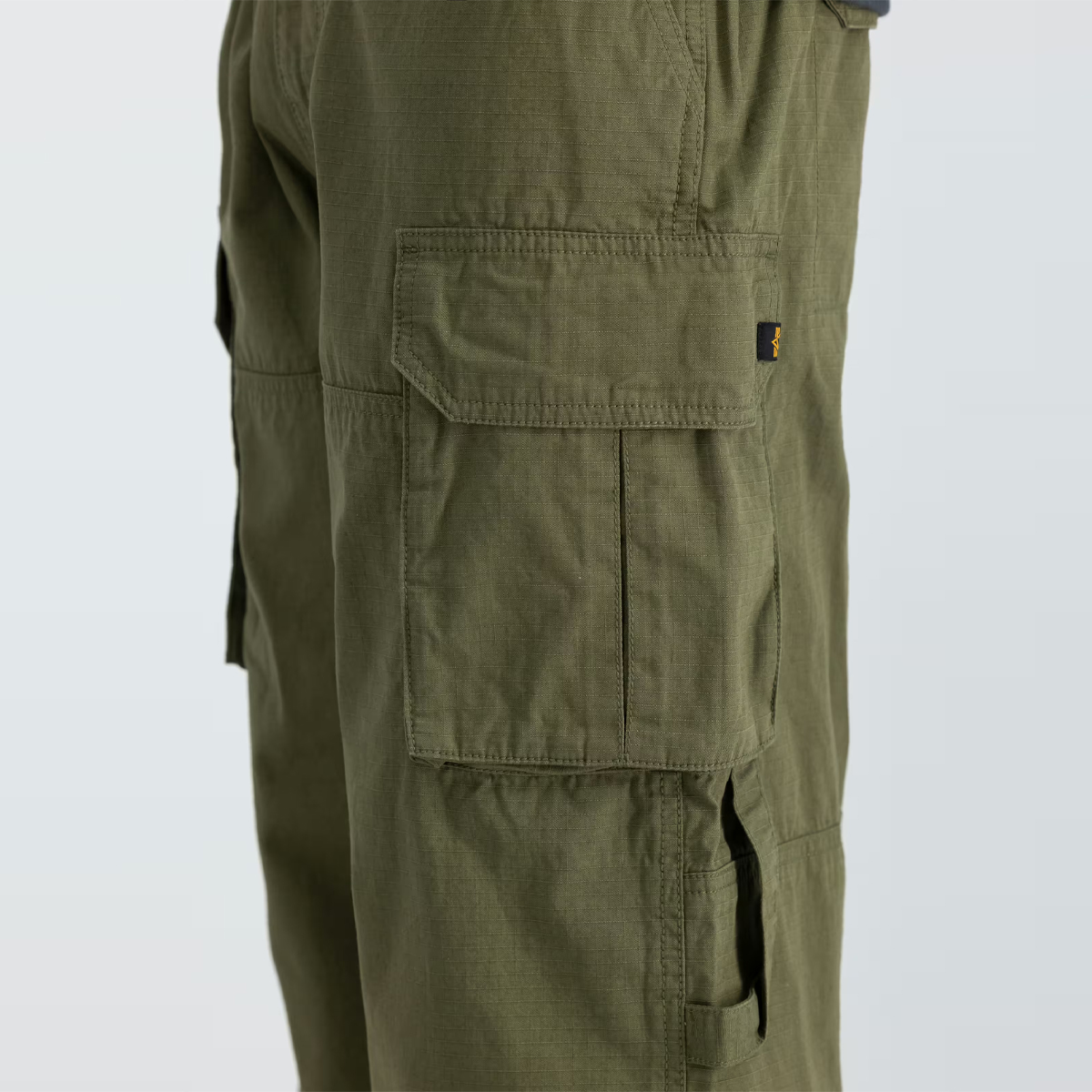 ALIN Pantaloni Ripstop Patchwork Dark Olive - 7 ALIN Pantaloni Ripstop Patchwork Dark Olive - 7