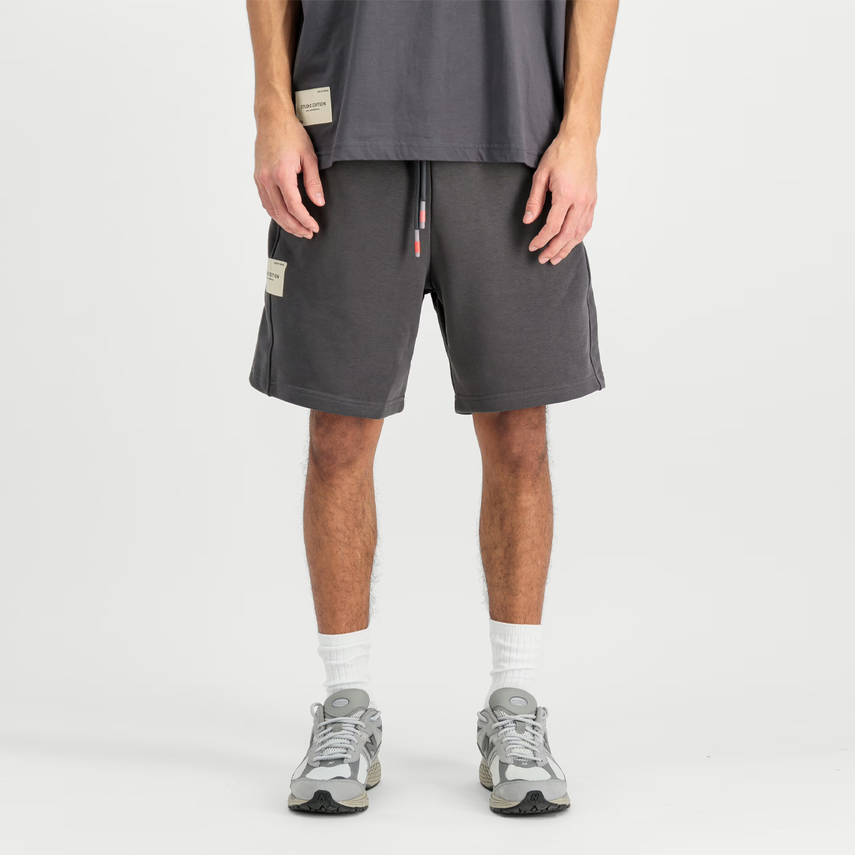 Alpha Industries Pantaloncini Studio Edition Shorts Vintage Grey - 2 Alpha Industries Pantaloncini Studio Edition Shorts Vintage Grey - 2