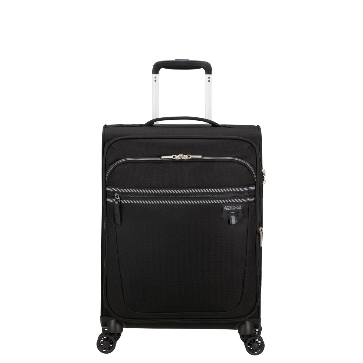 American Tourister Bagaglio a mano Trolley Cabina Aerospin Spinner Exp. 55 cm Black - 1 American Tourister Bagaglio a mano Trolley Cabina Aerospin Spinner Exp. 55 cm Black - 1