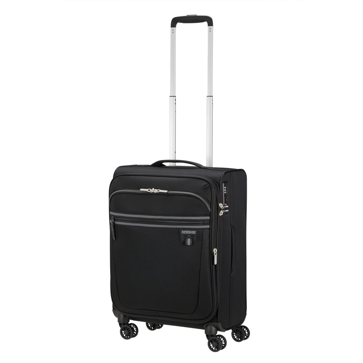 American Tourister Bagaglio a mano Trolley Cabina Aerospin Spinner Exp. 55 cm Black - 10 American Tourister Bagaglio a mano Trolley Cabina Aerospin Spinner Exp. 55 cm Black - 10