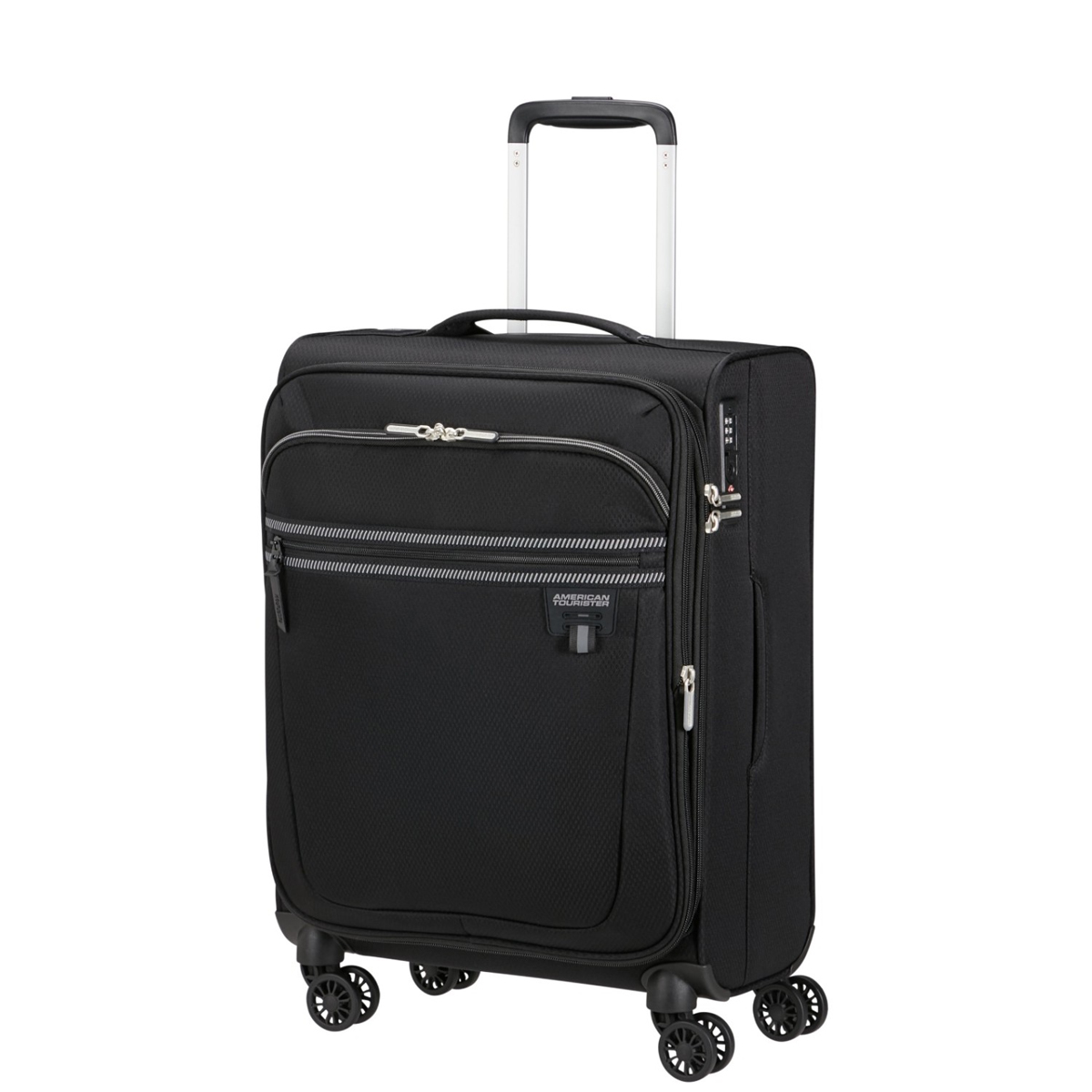 American Tourister Bagaglio a mano Trolley Cabina Aerospin Spinner Exp. 55 cm Black - 2 American Tourister Bagaglio a mano Trolley Cabina Aerospin Spinner Exp. 55 cm Black - 2