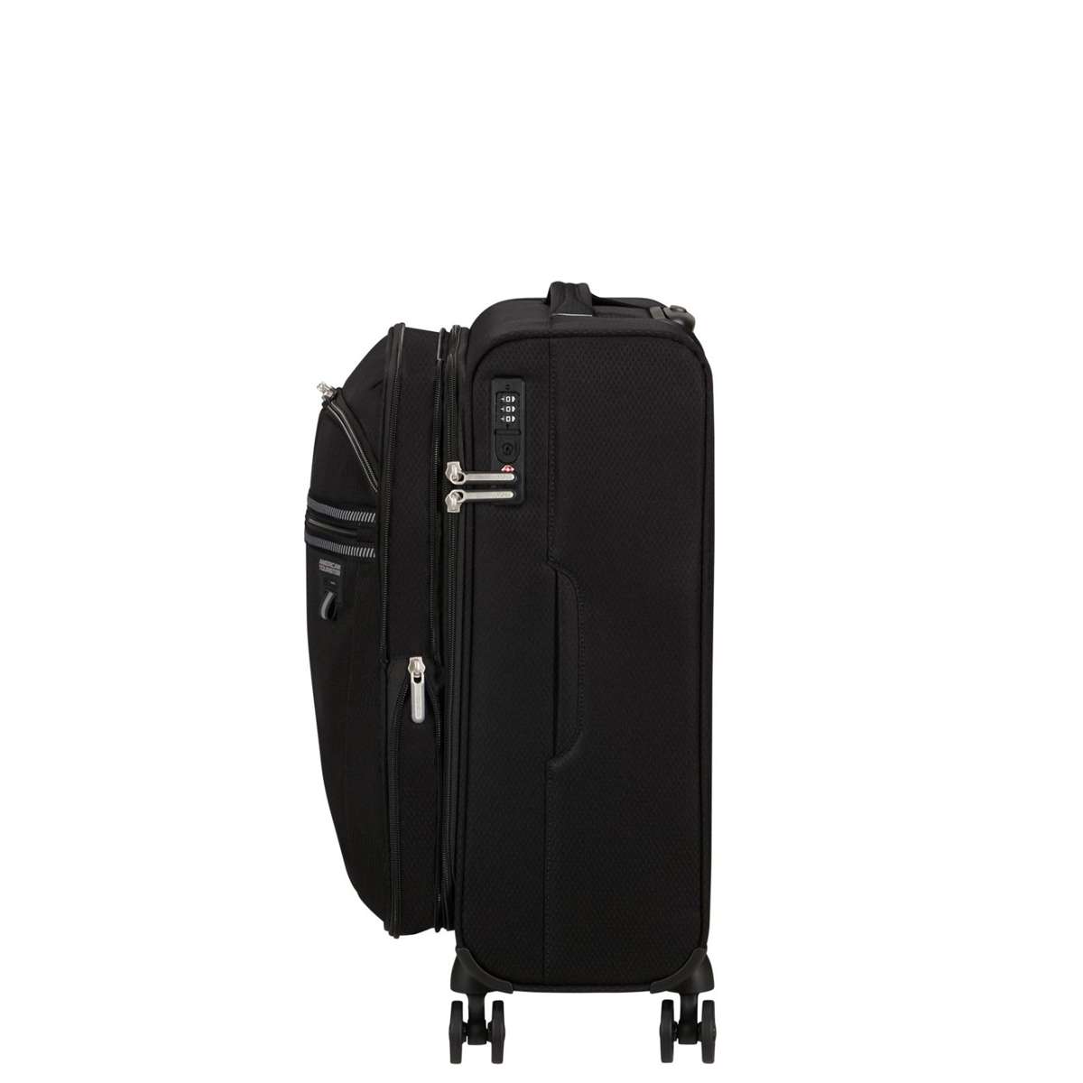 American Tourister Bagaglio a mano Trolley Cabina Aerospin Spinner Exp. 55 cm Black - 6 American Tourister Bagaglio a mano Trolley Cabina Aerospin Spinner Exp. 55 cm Black - 6