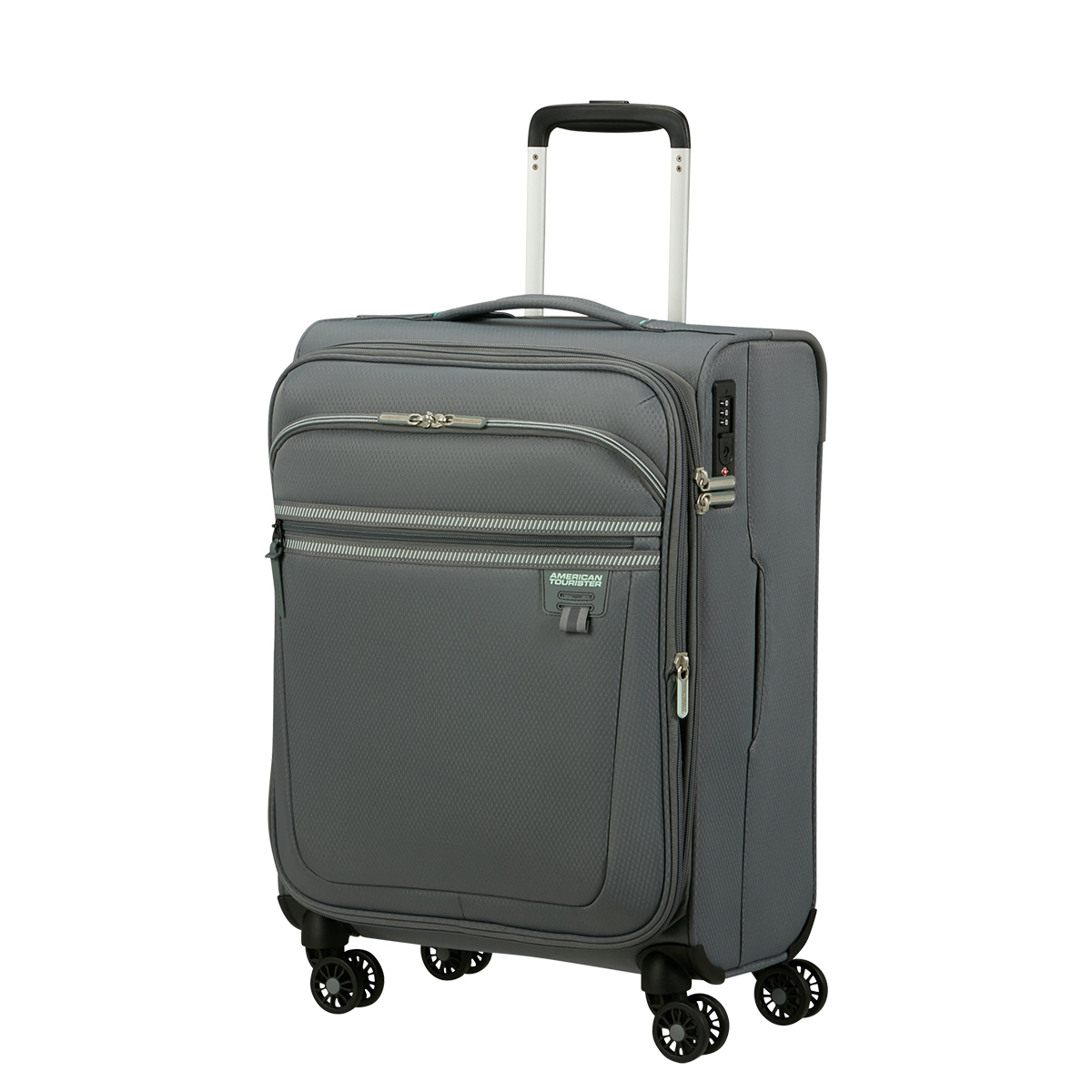 American Tourister Aerospin Spinner Exp. 55 cm Stone Basalt Cabin Luggage - 2 American Tourister Aerospin Spinner Exp. 55 cm Stone Basalt Cabin Luggage - 2