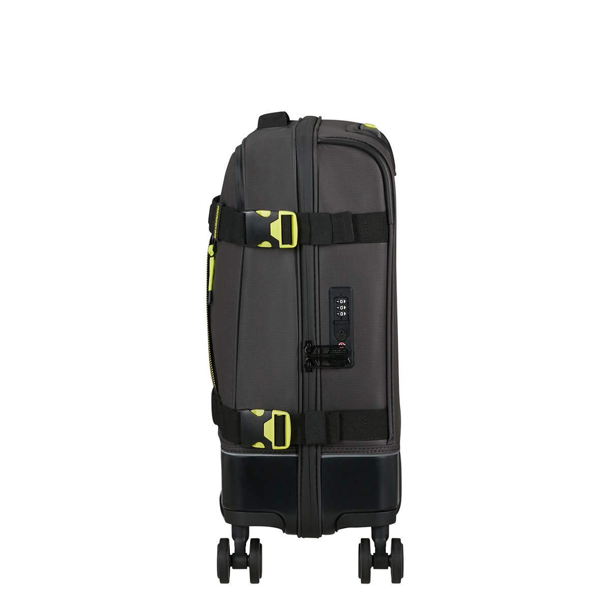 American Tourister Bagaglio a mano Trolley Cabina Urban Track 55 cm Black Lime - 4 American Tourister Bagaglio a mano Trolley Cabina Urban Track 55 cm Black Lime - 4