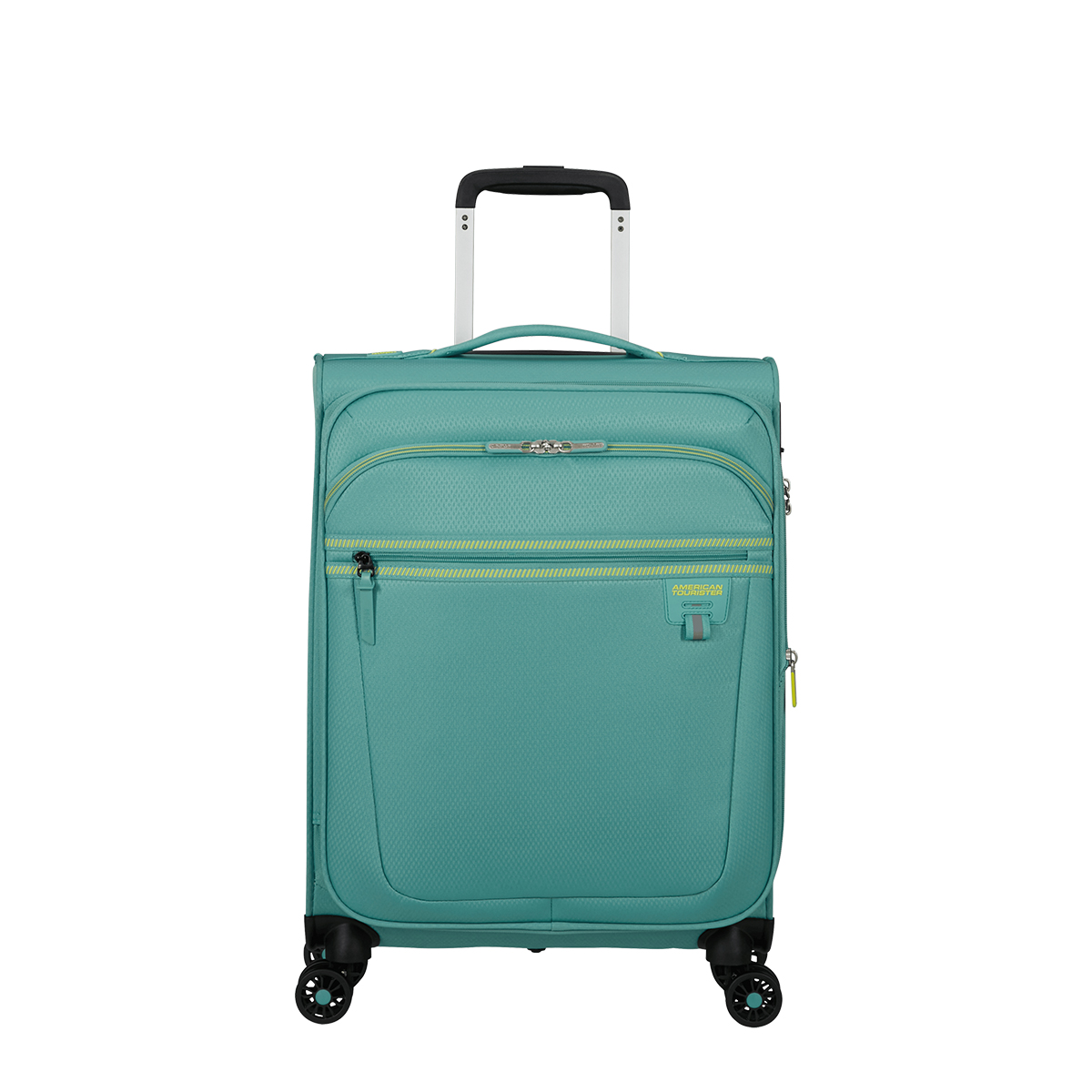American Tourister Bagaglio a mano Trolley Cabina Aerospin Spinner Exp. 55 cm Dusty Turquoise - 1 American Tourister Bagaglio a mano Trolley Cabina Aerospin Spinner Exp. 55 cm Dusty Turquoise - 1
