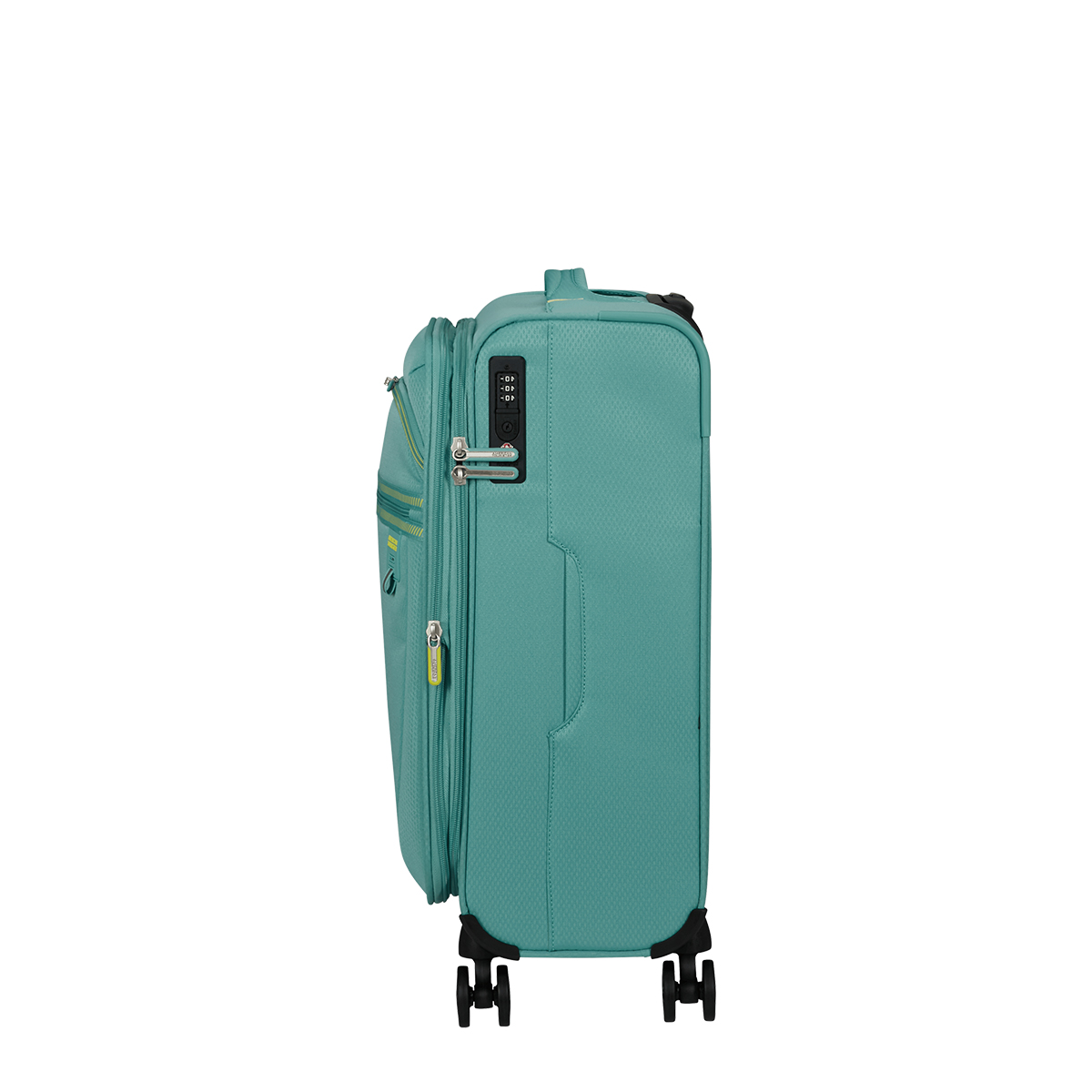 American Tourister Bagaglio a mano Trolley Cabina Aerospin Spinner Exp. 55 cm Dusty Turquoise - 4 American Tourister Bagaglio a mano Trolley Cabina Aerospin Spinner Exp. 55 cm Dusty Turquoise - 4