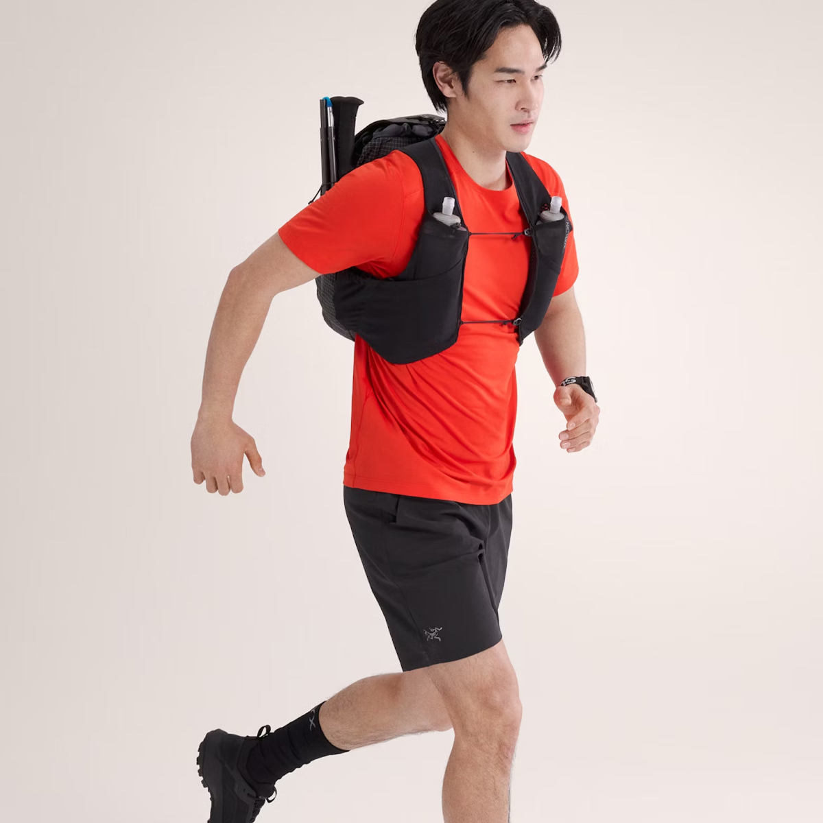 Arc'Teryx T-Shirt Cormac Crew Dynasty Heather - 4 Arc'Teryx T-Shirt Cormac Crew Dynasty Heather - 4