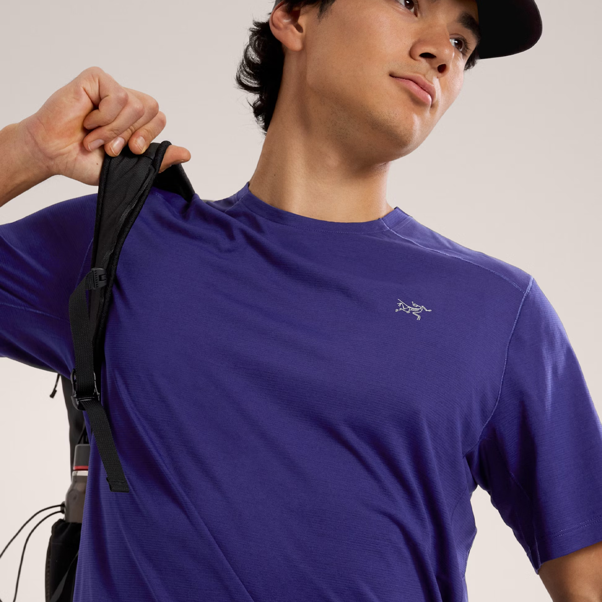 Arc'Teryx T-Shirt Cormac Crew Soulsonic Heather - 5 Arc'Teryx T-Shirt Cormac Crew Soulsonic Heather - 5