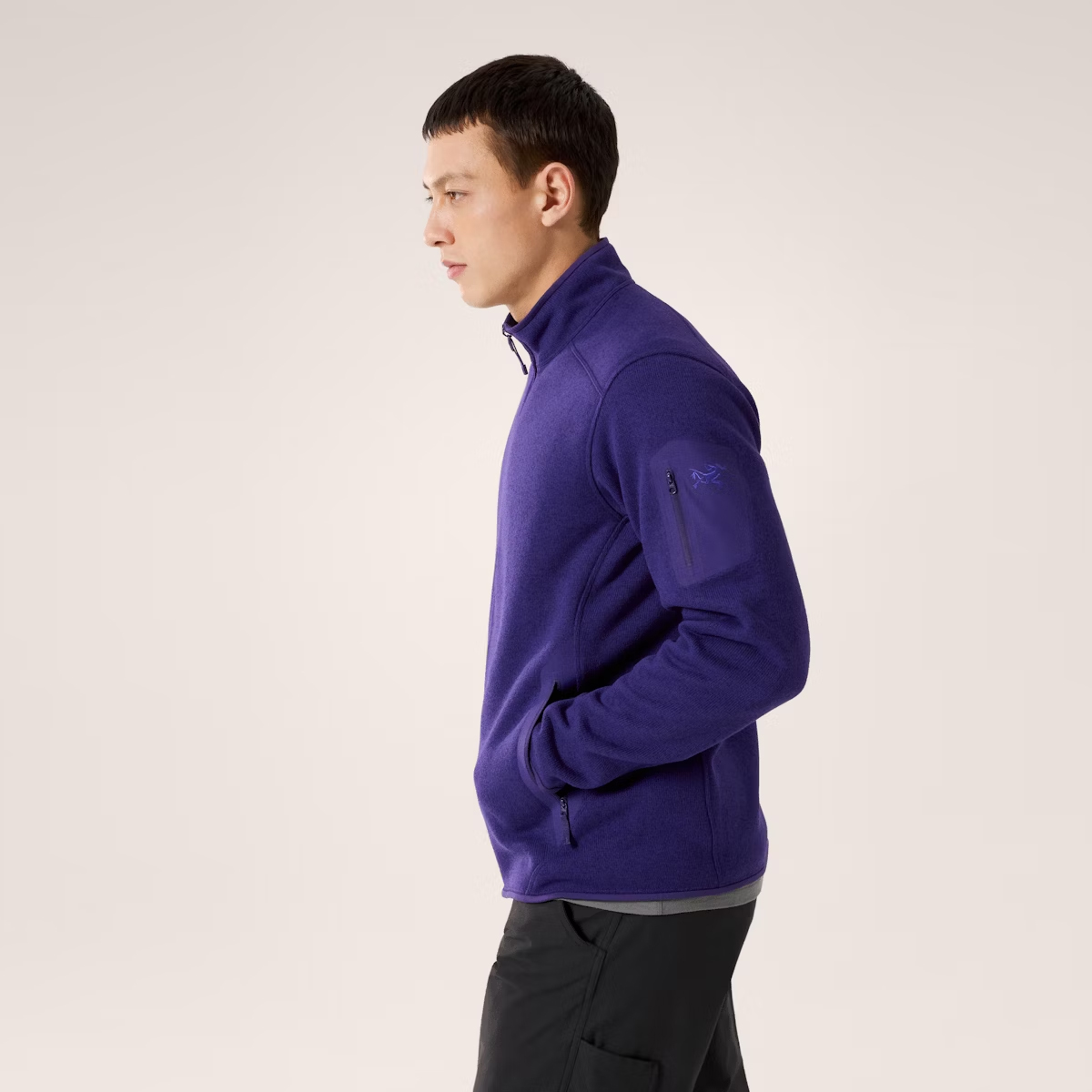 Arc'Teryx Felpa Covert Cardigan Soulsonic Heather - 4 Arc'Teryx Felpa Covert Cardigan Soulsonic Heather - 4