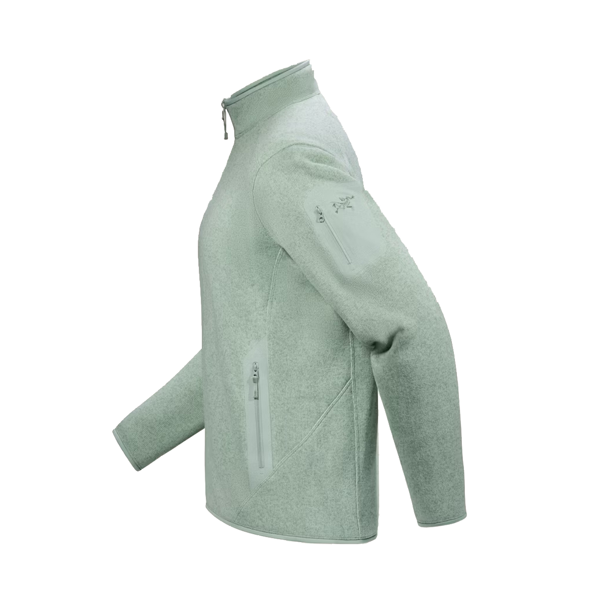 Arc'Teryx Felpa Covert Cardigan Stone Green Heather - 2 Arc'Teryx Felpa Covert Cardigan Stone Green Heather - 2