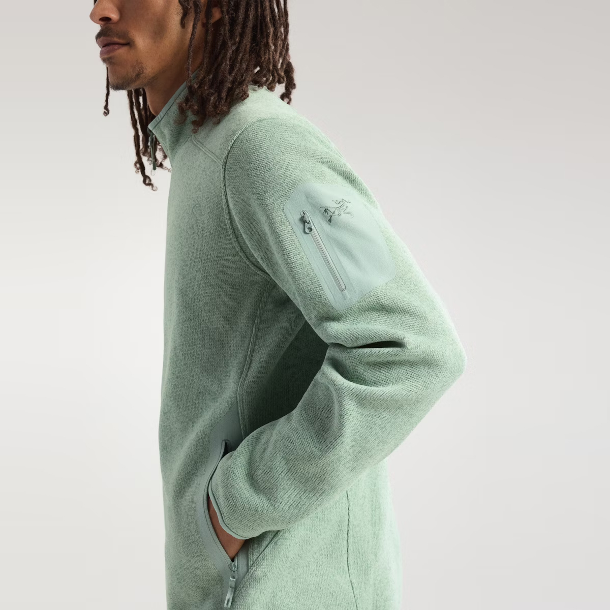 Arc'Teryx Felpa Covert Cardigan Stone Green Heather - 6 Arc'Teryx Felpa Covert Cardigan Stone Green Heather - 6