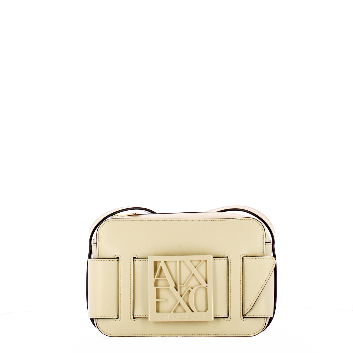 Armani Exchange Camera Case logata con fibbia Dusty Ground - 1 Armani Exchange Camera Case logata con fibbia Dusty Ground - 1