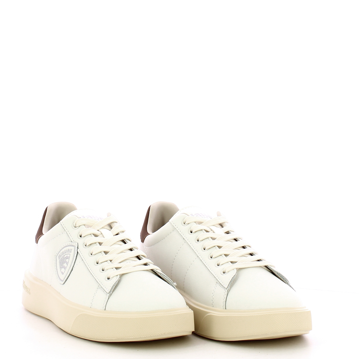 Blauer Sneakers Buck 01 White Brown - 2 Blauer Sneakers Buck 01 White Brown - 2