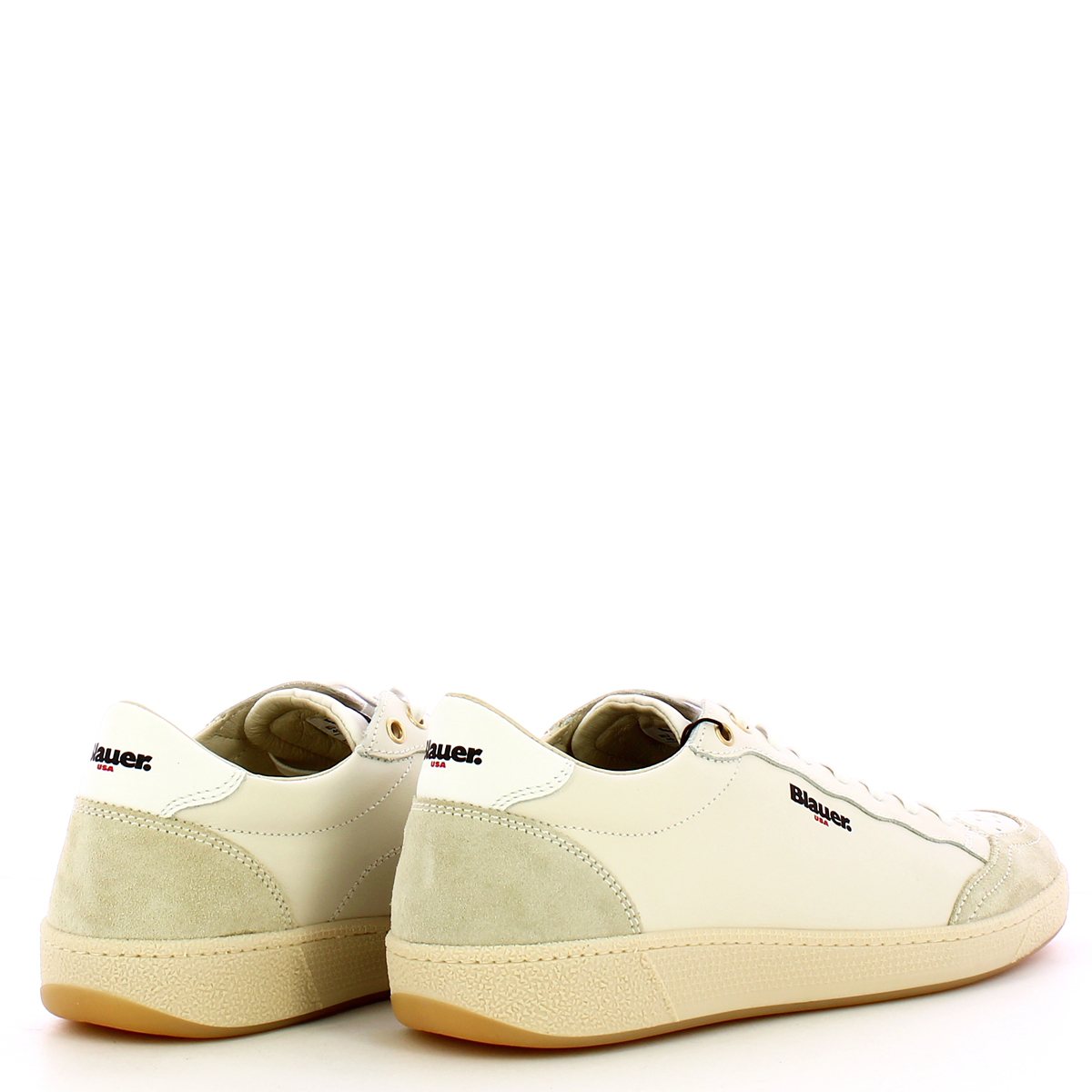 Blauer Sneakers Murray 01 suede White Beige - 3 Blauer Sneakers Murray 01 suede White Beige - 3