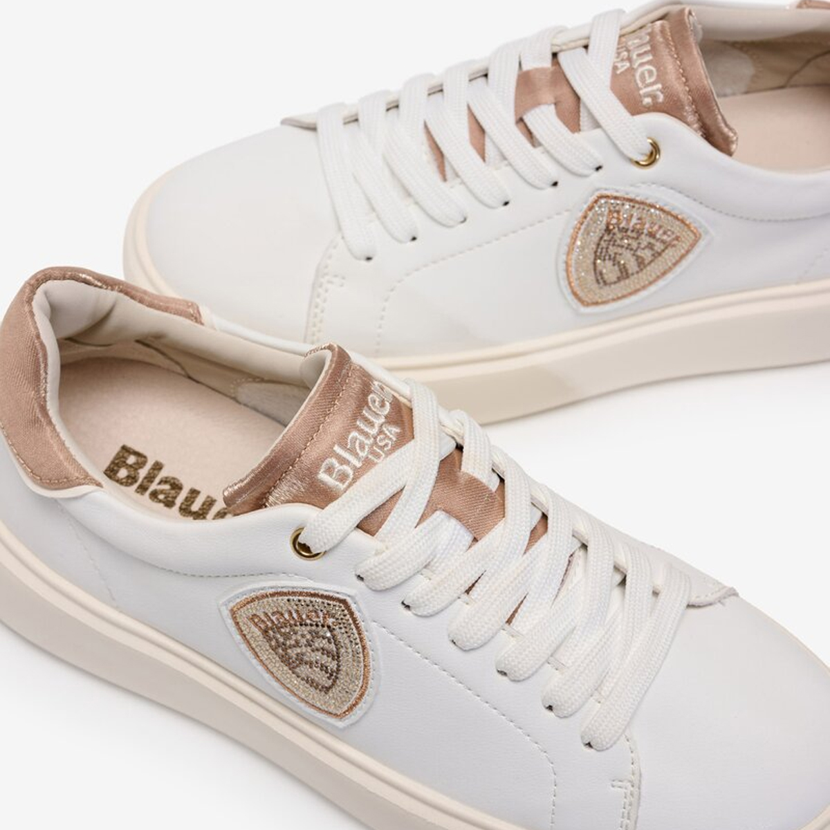 Blauer Sneakers Venus 01 White Nude - 3 Blauer Sneakers Venus 01 White Nude - 3