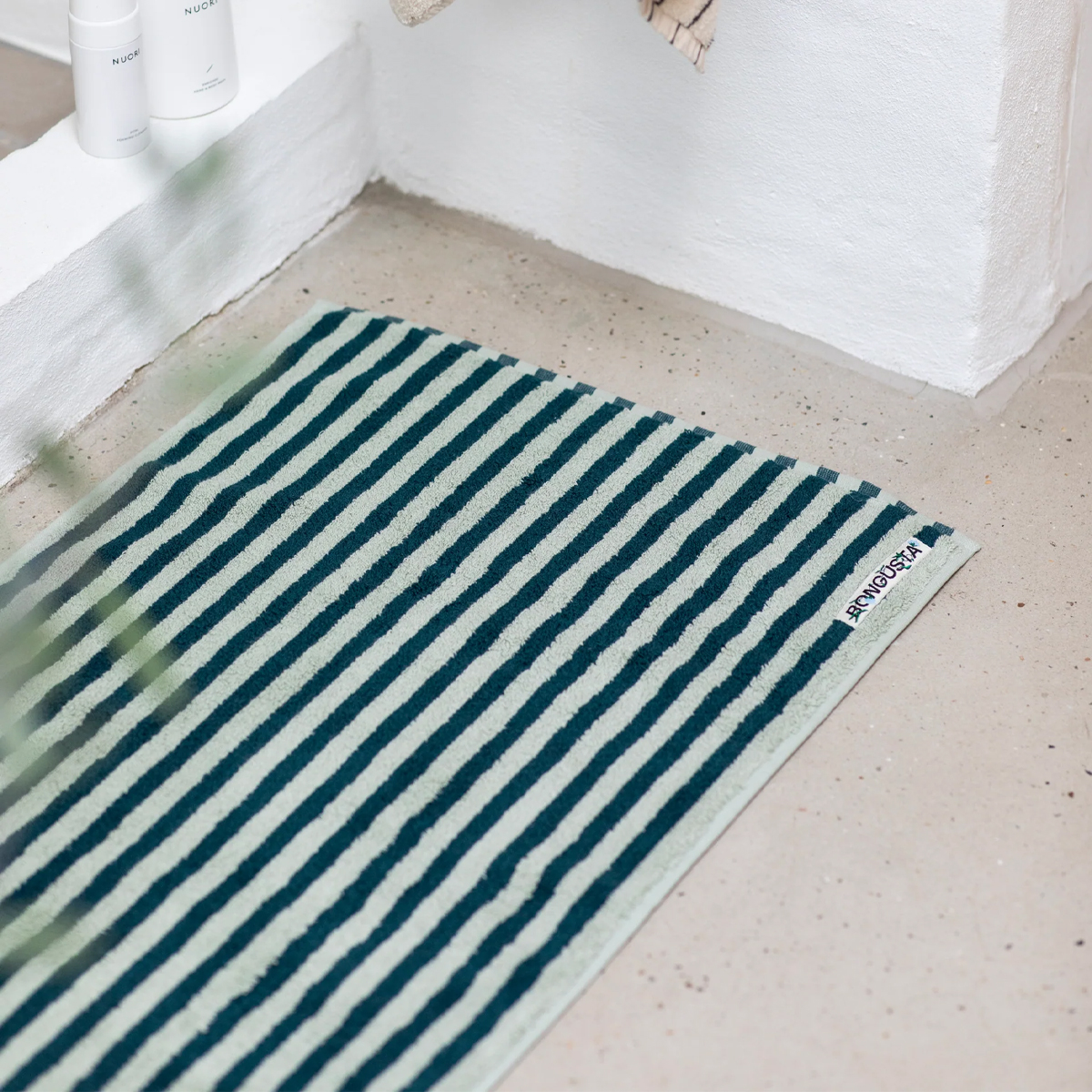 BON Tappetino Naram Bath Mat Sea Foam Deep Teal - 2