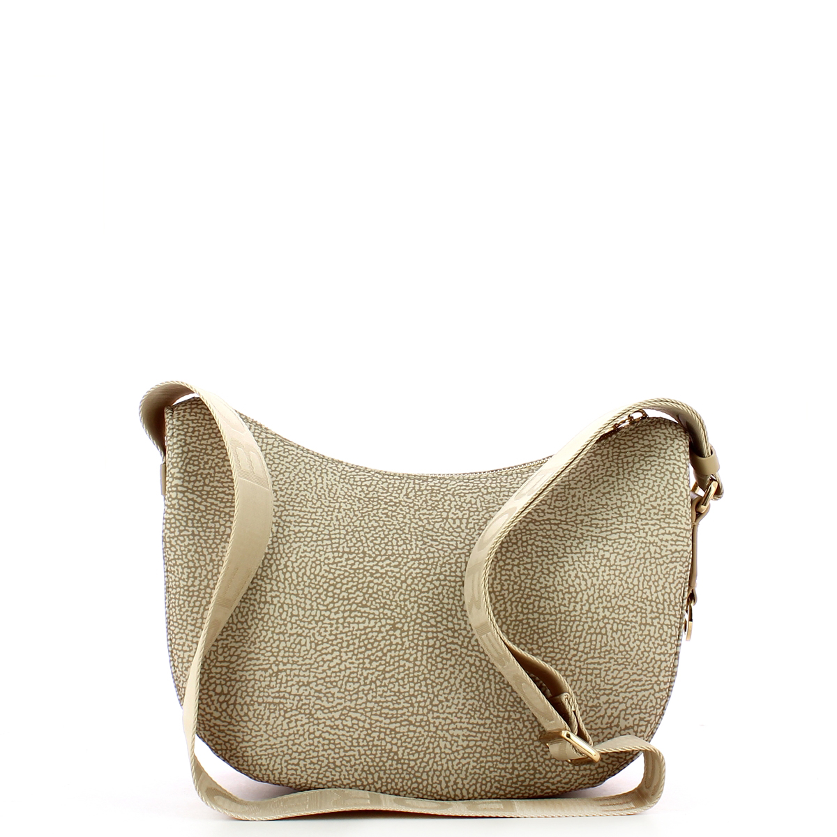 Borbonese Borsa Luna Bag Small con taschino in Nylon Riciclato Sabbia - 3 Borbonese Borsa Luna Bag Small con taschino in Nylon Riciclato Sabbia - 3