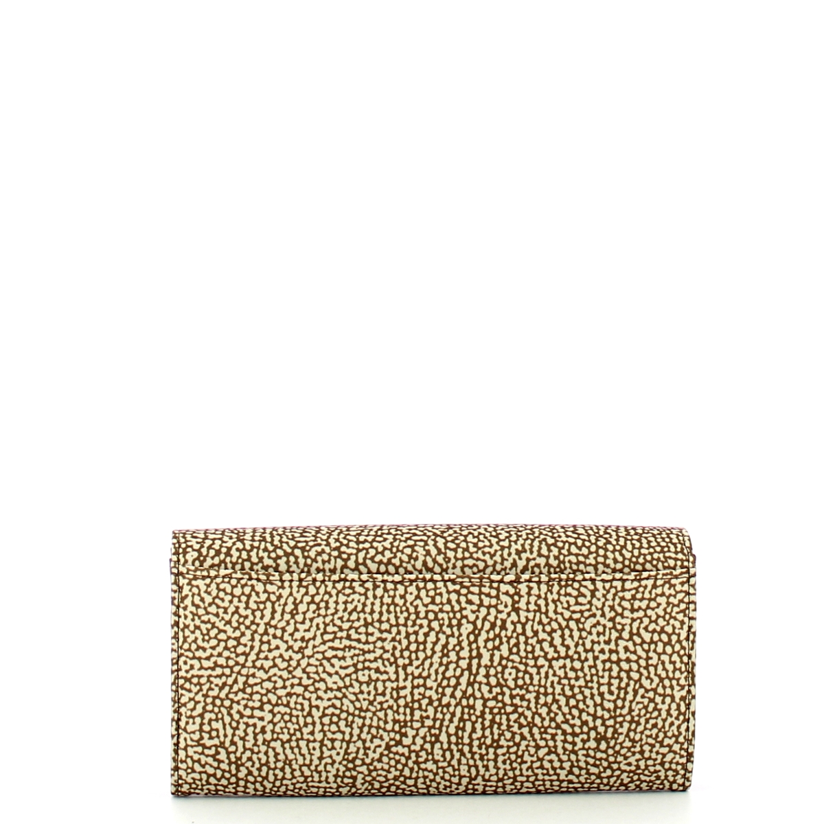 Borbonese Portafoglio Large RFID in Nylon Riciclato Beige Marrone - 2 Borbonese Portafoglio Large RFID in Nylon Riciclato Beige Marrone - 2