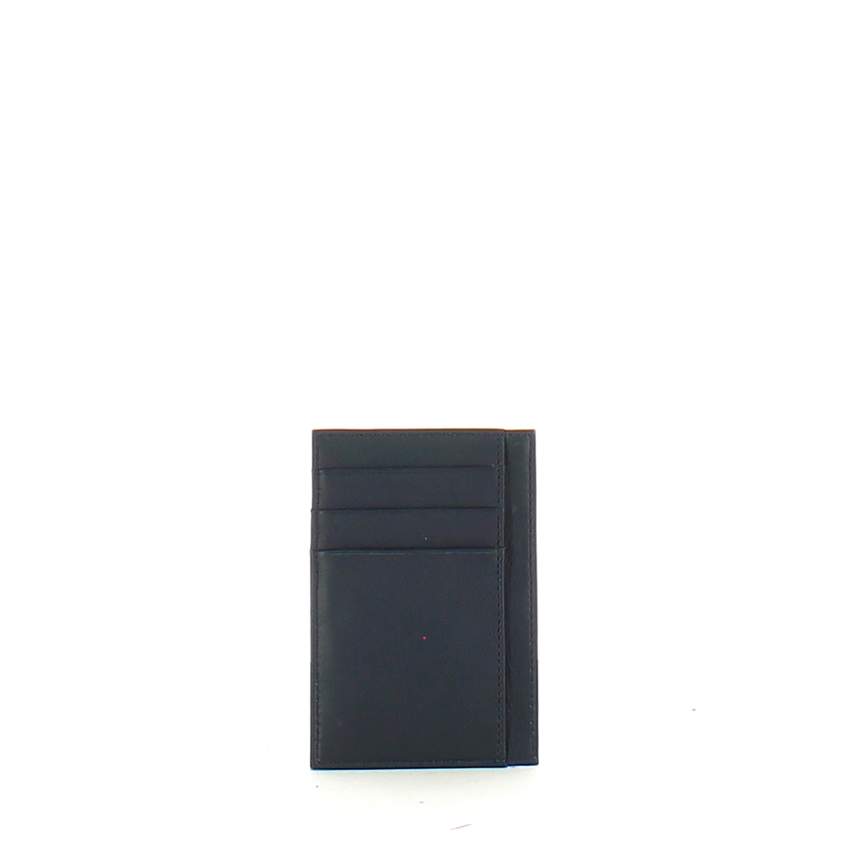 Borbonese Porta Carte di credito Verticale in pelle Blu - 2 Borbonese Porta Carte di credito Verticale in pelle Blu - 2
