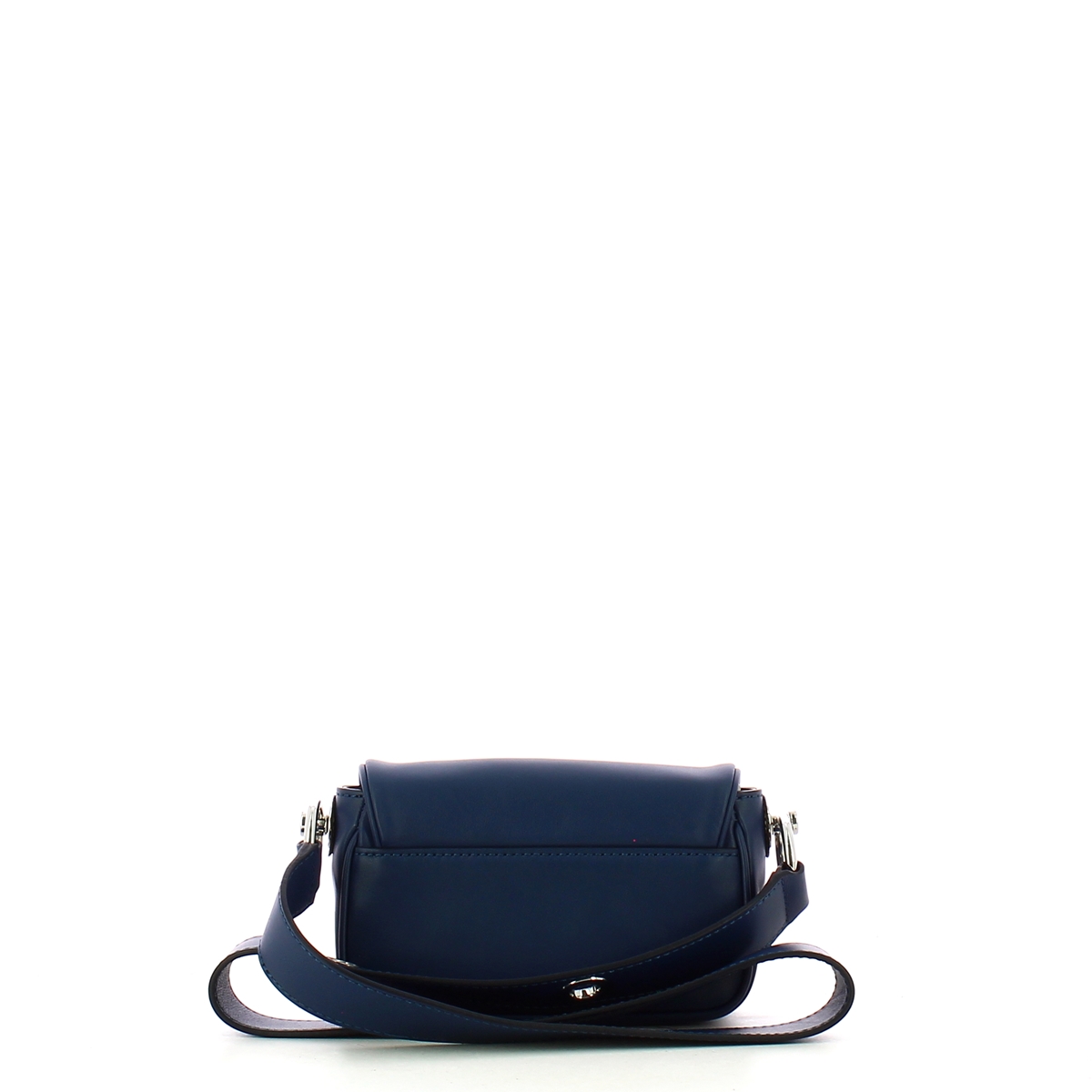 Borbonese Mini Borsa a tracolla in pelle Blu OP Naturale - 3 Borbonese Mini Borsa a tracolla in pelle Blu OP Naturale - 3