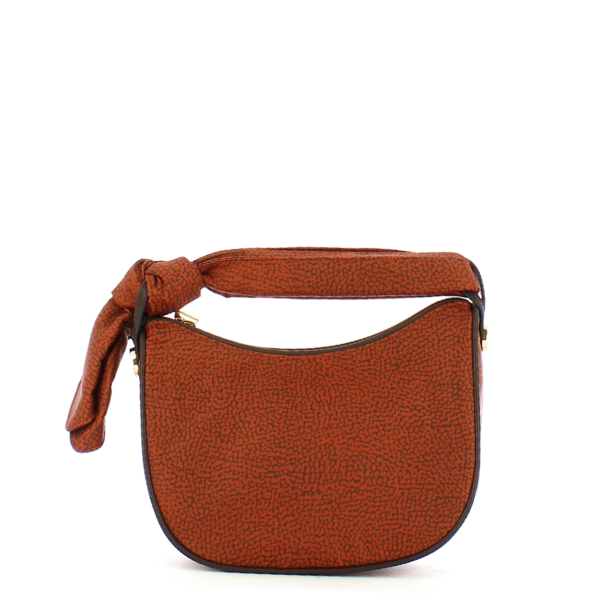 Borbonese Borsa Luna Bag Petite in Nylon Riciclato Tabasco - 1 Borbonese Borsa Luna Bag Petite in Nylon Riciclato Tabasco - 1