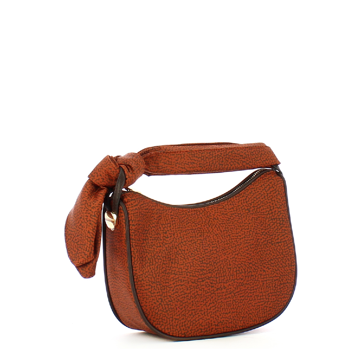 Borbonese Borsa Luna Bag Petite in Nylon Riciclato Tabasco - 2 Borbonese Borsa Luna Bag Petite in Nylon Riciclato Tabasco - 2