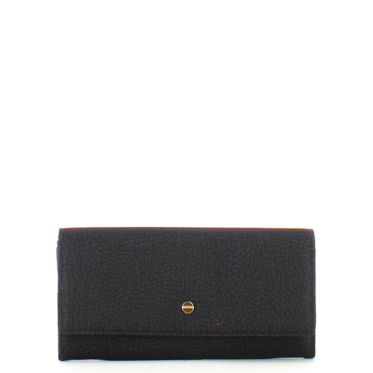 Borbonese Portafoglio Large RFID in Nylon Riciclato Dark Black - 1 Borbonese Portafoglio Large RFID in Nylon Riciclato Dark Black - 1