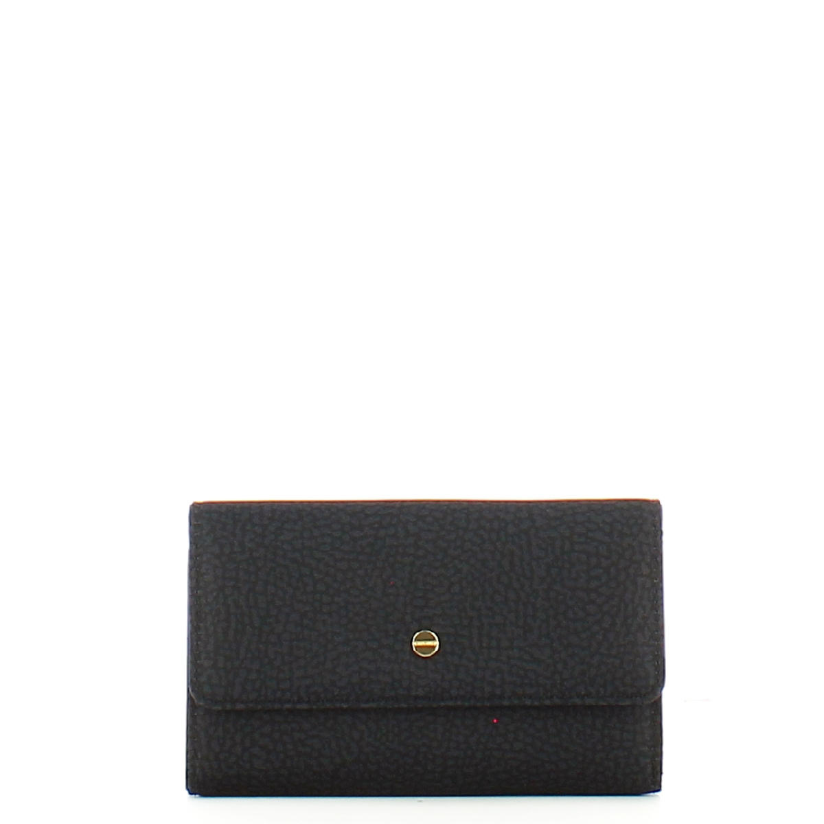 Borbonese Portafoglio Medium RFID in Nylon Riciclato Dark Black - 1 Borbonese Portafoglio Medium RFID in Nylon Riciclato Dark Black - 1