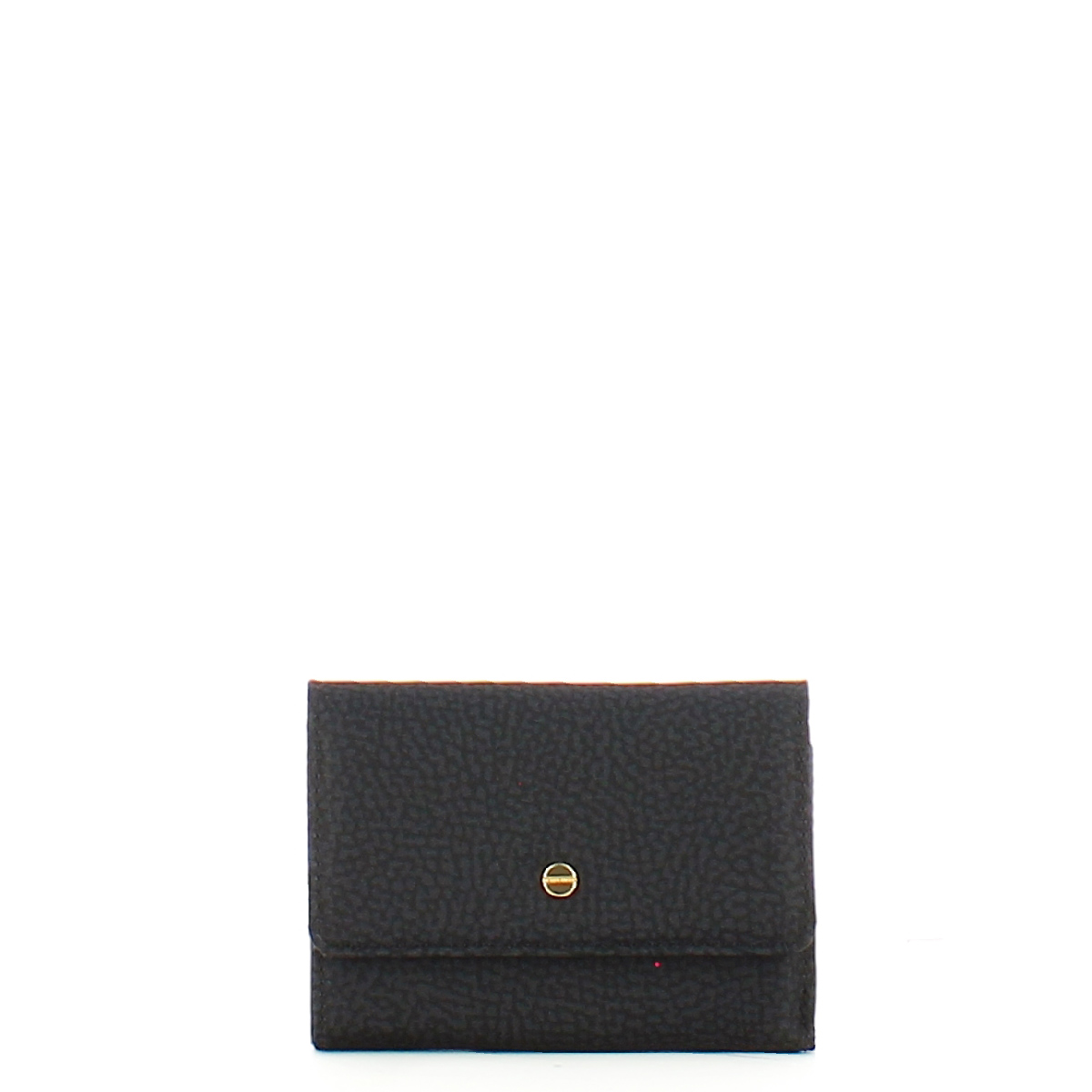 Borbonese Portafoglio Medium RFID in Nylon Riciclato Dark Black - 1 Borbonese Portafoglio Medium RFID in Nylon Riciclato Dark Black - 1