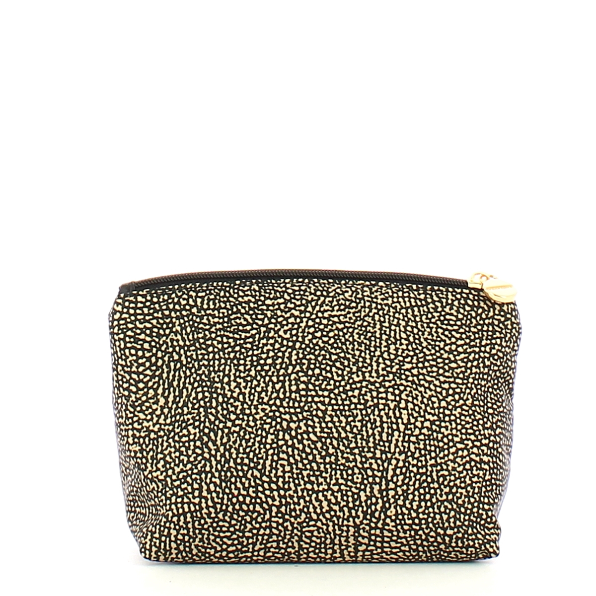 Borbonese Busta Medium in Nylon Riciclato OP Naturale Nero - 3