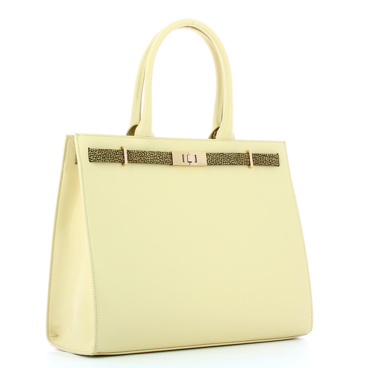 Borbonese Shopping Bag Out Of Office Butter - 2 Borbonese Shopping Bag Out Of Office Butter - 2
