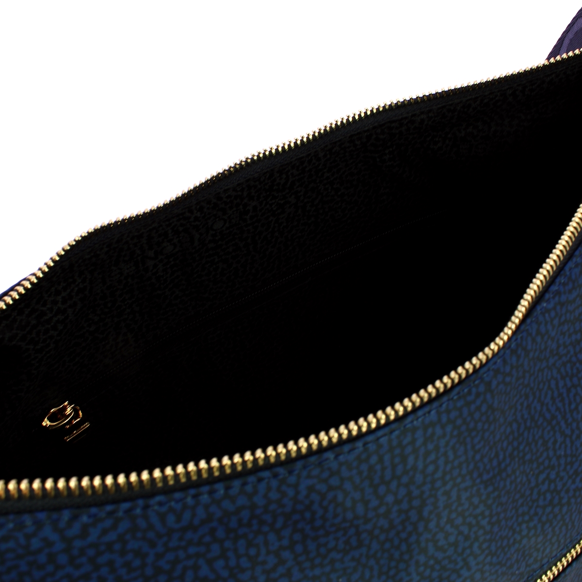 Borbonese Borsa Luna Bag Small con taschino in Nylon Riciclato Blu - 4 Borbonese Borsa Luna Bag Small con taschino in Nylon Riciclato Blu - 4