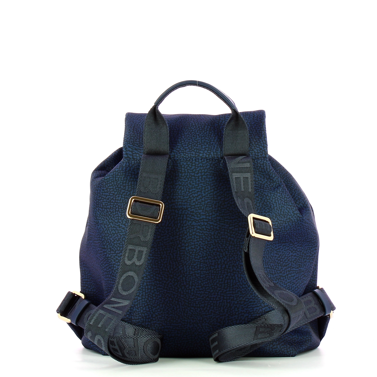 Borbonese Zaino Medium in Nylon Riciclato Blu - 3 Borbonese Zaino Medium in Nylon Riciclato Blu - 3