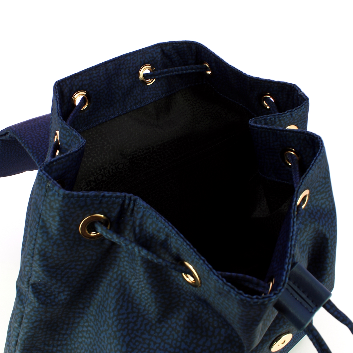 Borbonese Zaino Medium in Nylon Riciclato Blu - 4 Borbonese Zaino Medium in Nylon Riciclato Blu - 4