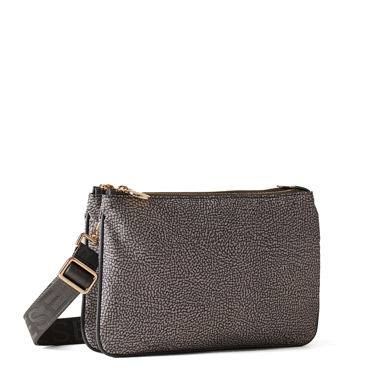 Borbonese Tracollina in Nylon Riciclato Clay Grey - 2 Borbonese Tracollina in Nylon Riciclato Clay Grey - 2